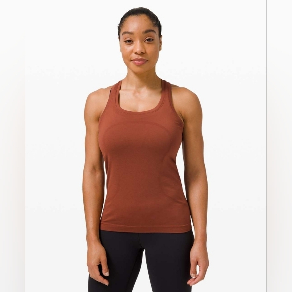 Lululemon Swiftly Tech Racerback 2.0 Dark Terracotta / Dark Terracotta Size 4